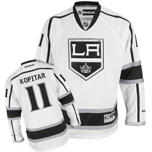 Kinder Los Angeles Kings Eishockey Trikot Anze Kopitar #11 Reebk Auswärts